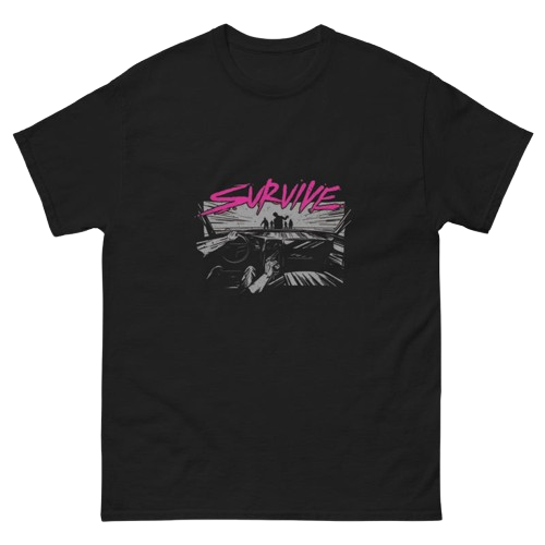 Klassisches Unisex T-Shirt Survive