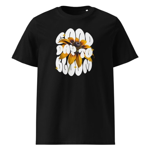 Unisex-Bio-Baumwoll-T-Shirt Good day to Bloom