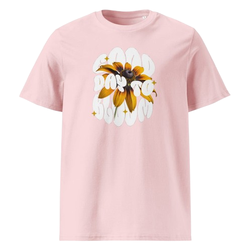 Unisex-Bio-Baumwoll-T-Shirt Good day to Bloom