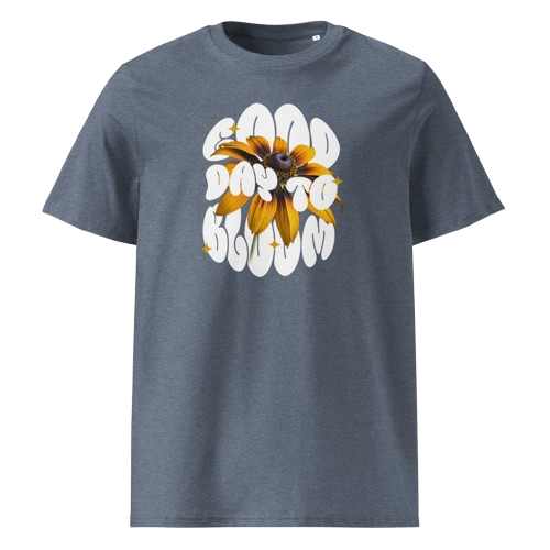 Unisex-Bio-Baumwoll-T-Shirt Good day to Bloom