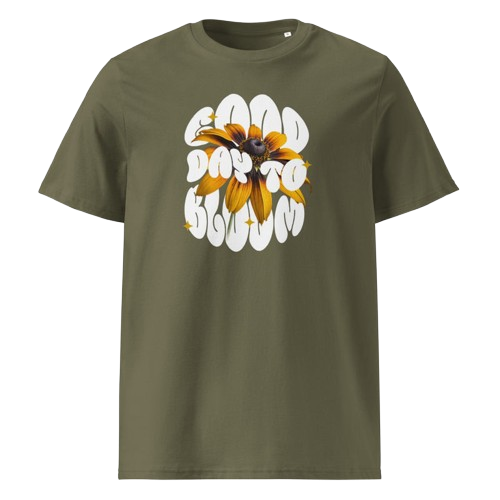 Unisex-Bio-Baumwoll-T-Shirt Good day to Bloom