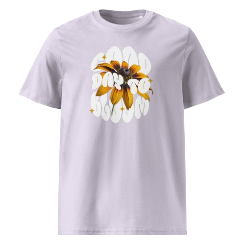 Unisex-Bio-Baumwoll-T-Shirt Good day to Bloom