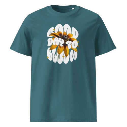 Unisex-Bio-Baumwoll-T-Shirt Good day to Bloom